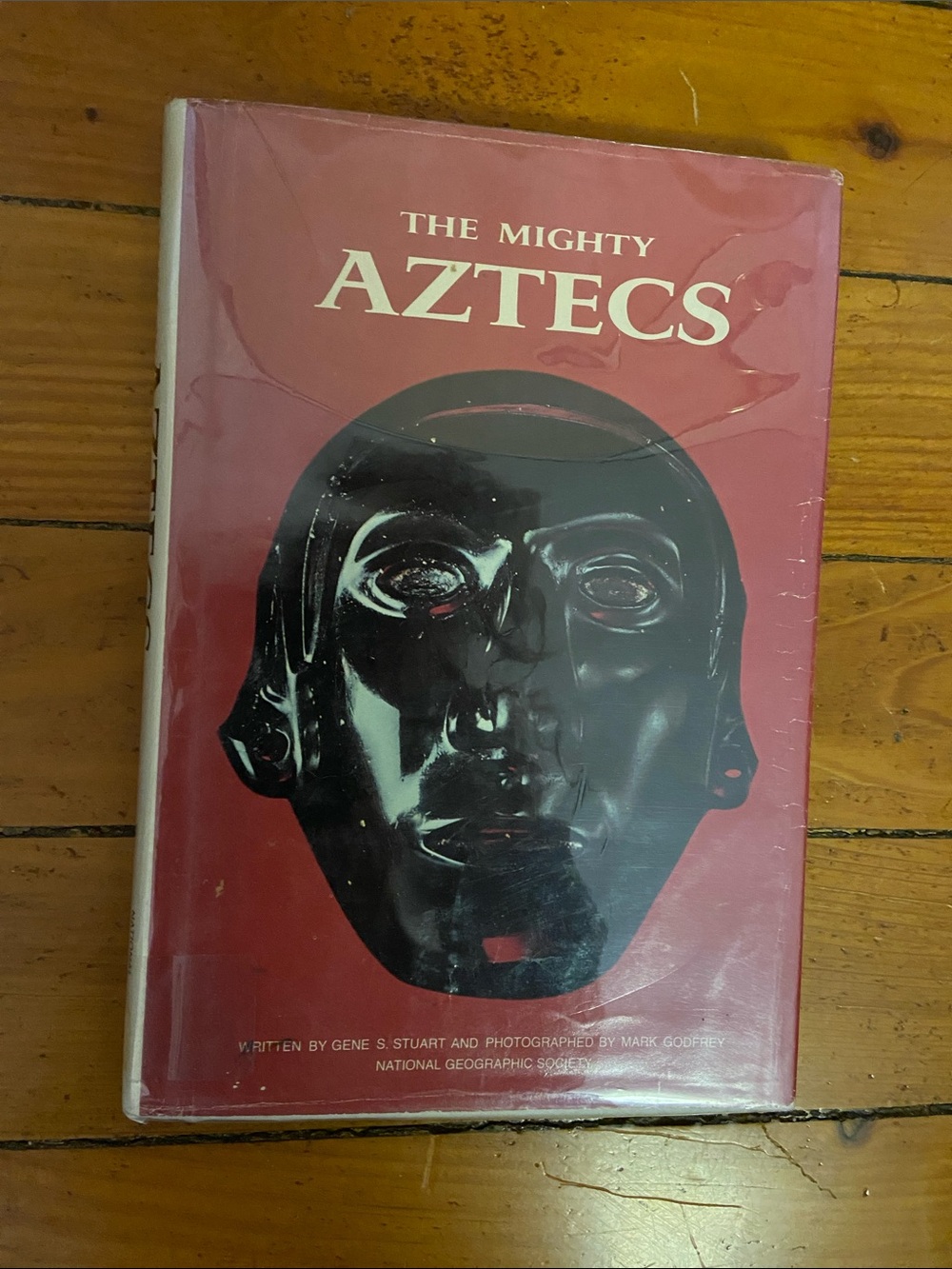 Vintage 70s 1970s Native American Indian Aztec Book Mexico Mexican Black Mask